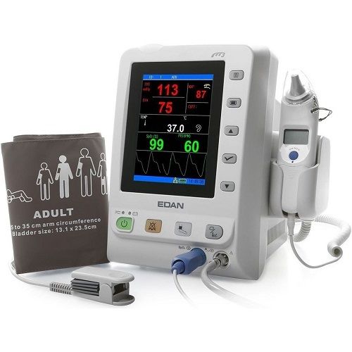Edan M3 Vital Signs Monitor NIBP, SpO2 and Covidian Oral Temp M3_NST.C