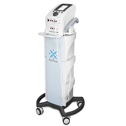 Richmar (previously Roscoe) InTENSity 4 Ch Electrotherapy and Ultrasound Unit w/ Cart