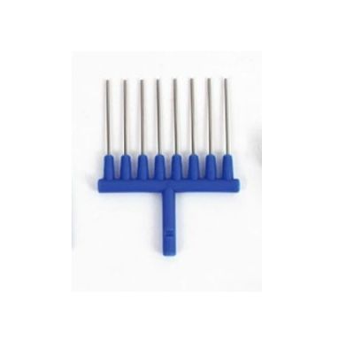 Benchmark Scientific eight channel adapter, fine tip ss, V1002-S8